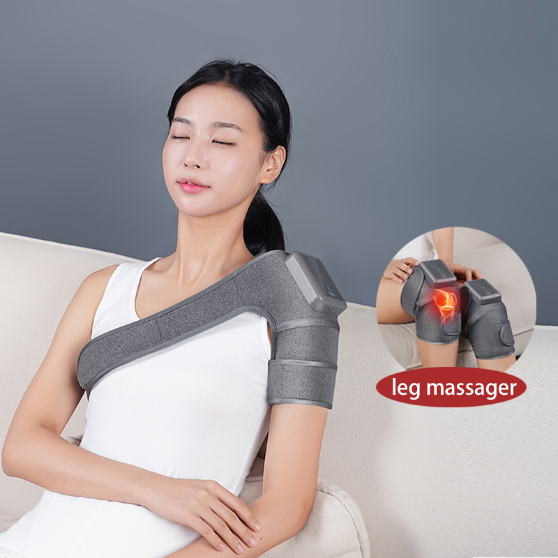 Smart Knee Wrap - 高品質スマート関節炎加熱ジョイントラップ振動理療電気膝マッサージ器（ヒート付き）