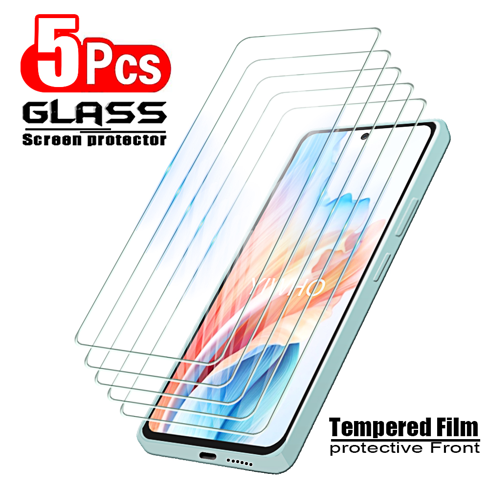 Oppo A78 - 5 個の保護ガラス Oppo A79 5 グラム