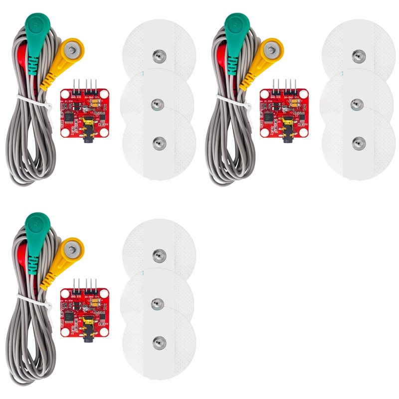 Muscle Sensor Emg - B50B-3X 筋電センサーモジュール EMG 信号収集 Arduino 電子開発キット用、モバイルエレクトロニクス用