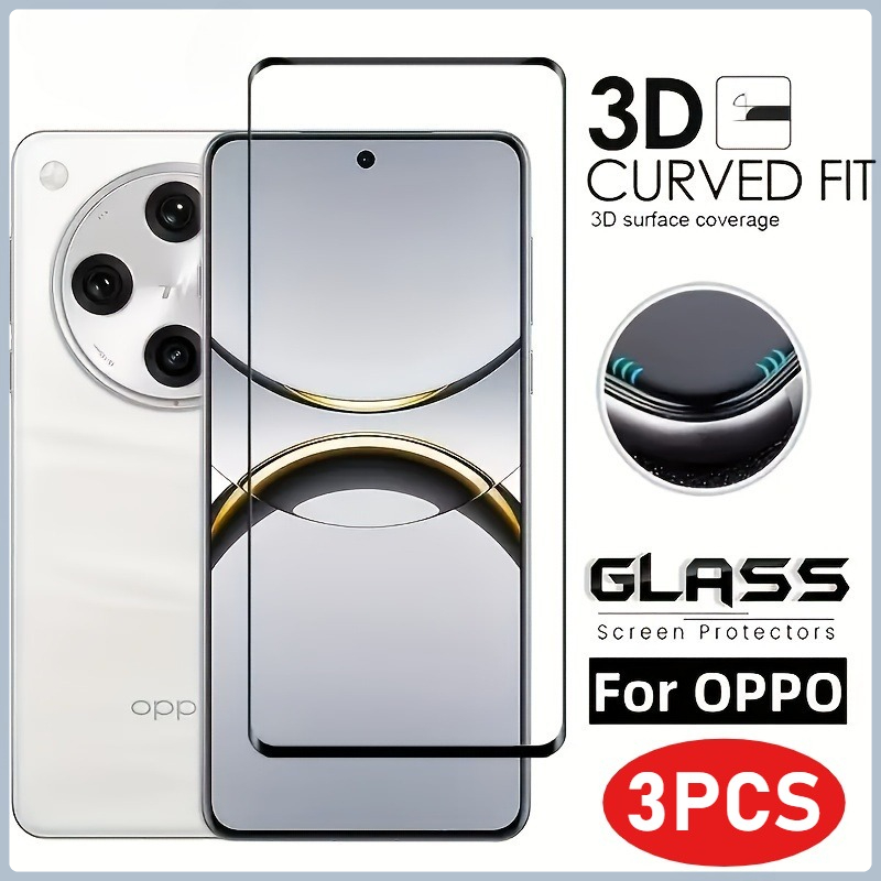 3-1枚 HD 9H強化ガラススクリーンプロテクター OPP - Oppo Find X8 のレビューと価格