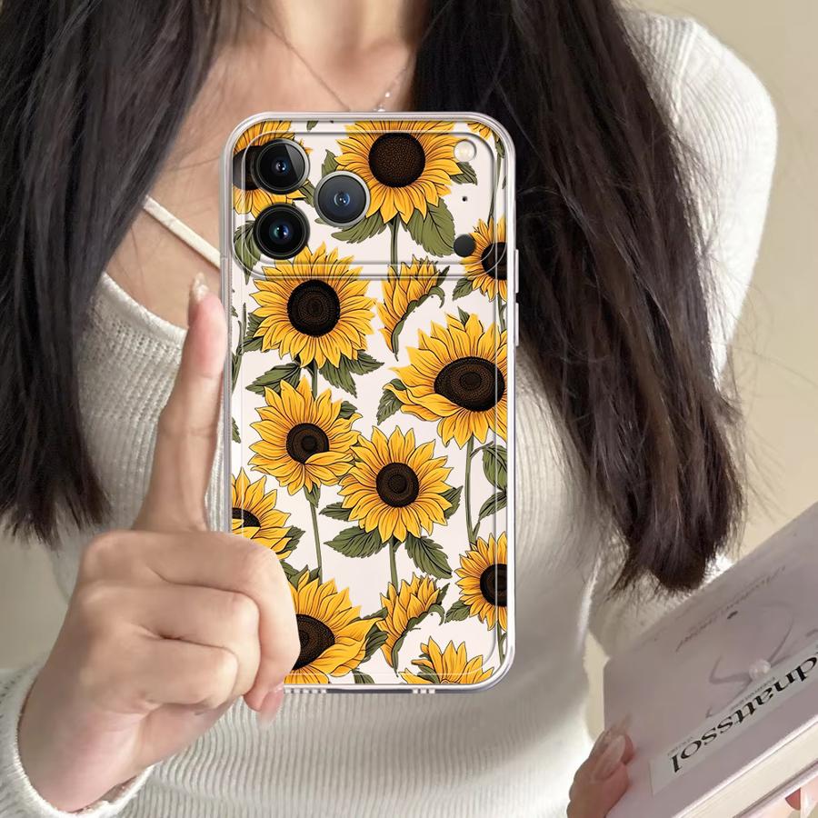 かわいいひまわり柄ケース Apple iPhone 17 P - Apple Iphone 15 のレビューと価格