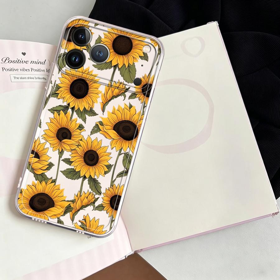 かわいいひまわり柄ケース Apple iPhone 17 P - Apple Iphone 15 のレビューと価格