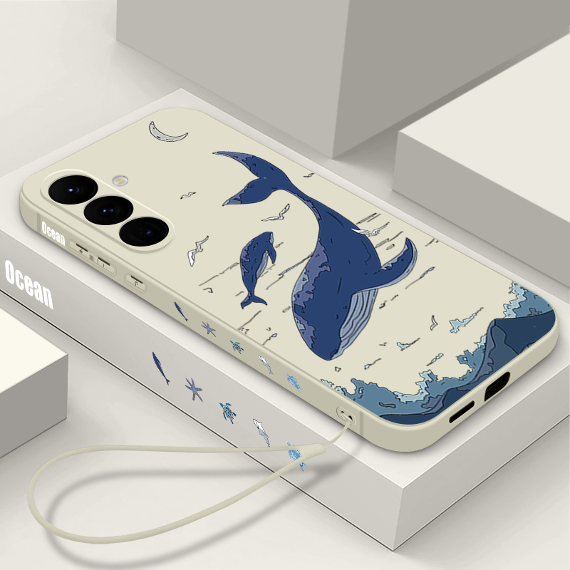 クジラ柄スマホケース Samsung Galaxy S26  - Samsung Galaxy A55 のレビューと価格