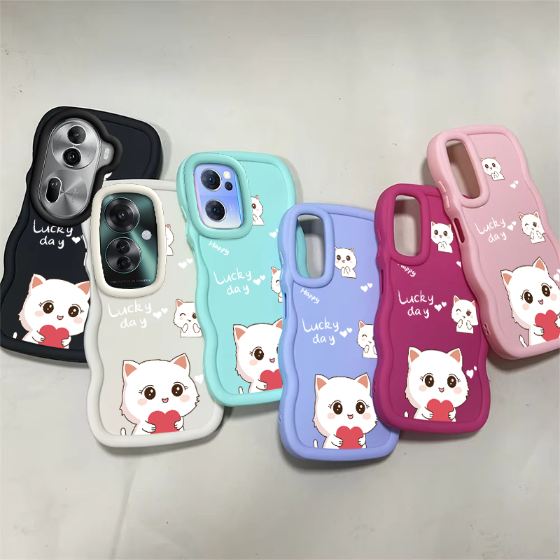 かわいい猫のスマホケース OPPO A3x A17 A38  - Oppo A78 のレビューと価格