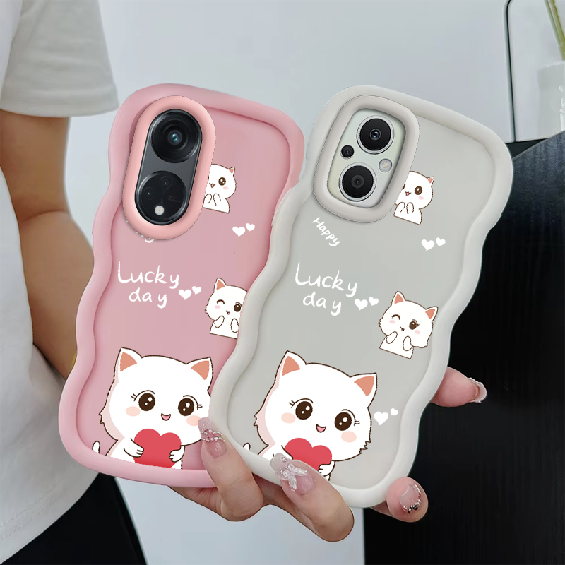 かわいい猫のスマホケース OPPO A3x A17 A38  - Oppo A78 のレビューと価格