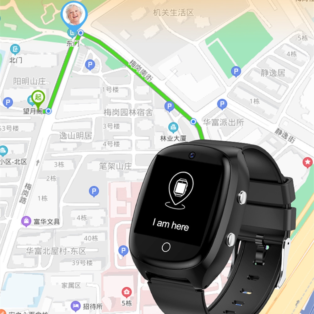 高齢者向けスマートウォッチ、転倒検知機能付き、4G SIMカ - Fall Detection Watch のレビューと価格