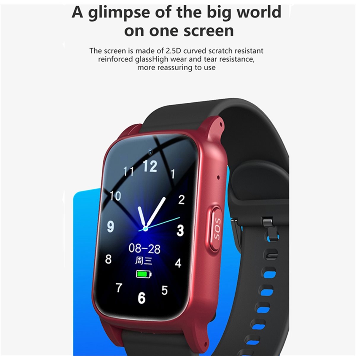 4G対応高齢者向けスマートウォッチ、GPS、SOS、転倒検知 - Fall Detection Watch のレビューと価格